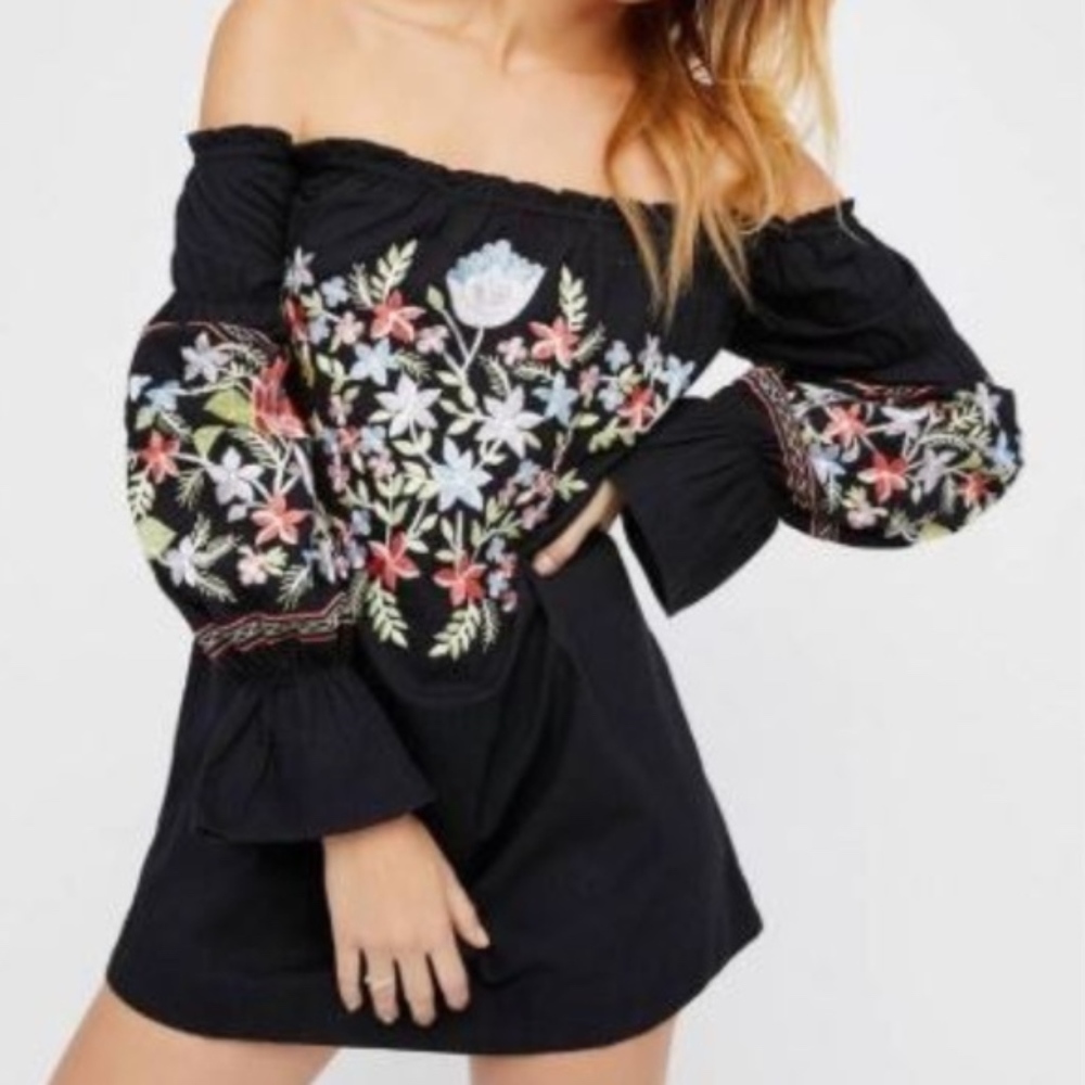 FREE PEOPLE FLEUR DU JOUR ENCHANTED GARDEN DRESS